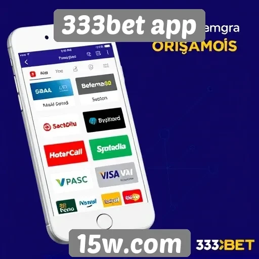 Métodos de pagamento disponíveis no 333bet app